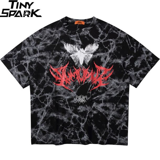 Cracked Print T-shirt