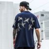 Flying Cranes And Sun Cotton T-shirt HTB1AO9LUW6qK1RjSZFmq6x0PFXaV 27c4ed23
