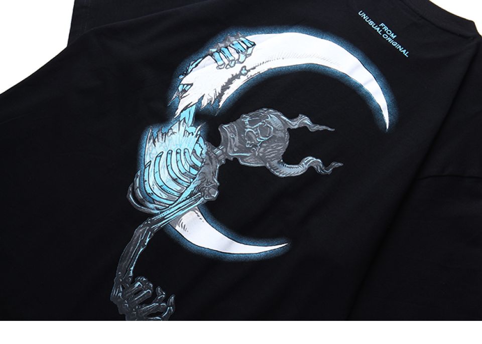 Skull Moon T-shirt H33a2ca65a96241b481ef846d23a89ddcg 2dcbfe9f