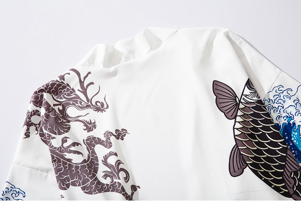 Fish Scales And Ocean Wave Japanese Kimono H38f73639bd0f4c48a772b4f139e644e0Y 2d781069