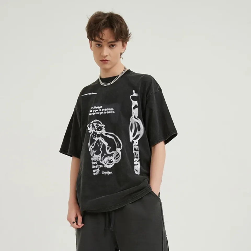 Retro Washed Black T-Shirt S0bf6d268155e485ab699c93d5771c9efU 2d9ab9ea