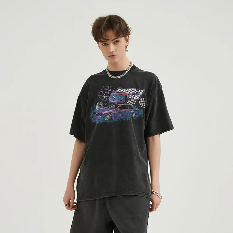 Vintage Racing Car Graphic T-Shirt S48ba7232096a4a699551e5f37000cd4eT 2d5f8675