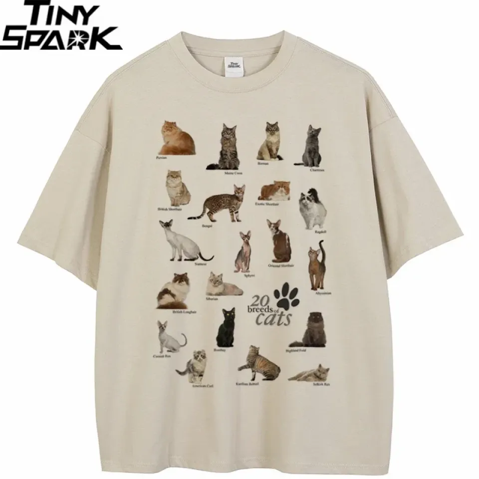 Cat Breeds Collage Graphic T-Shirt S04444125262f44859a9dbac8af7f8ff3M 2ffeabee