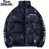 Confused Bear Print Padded Parka Jacket tiny spark hurt bear print padded parka jacket 2 2fbc8f8a
