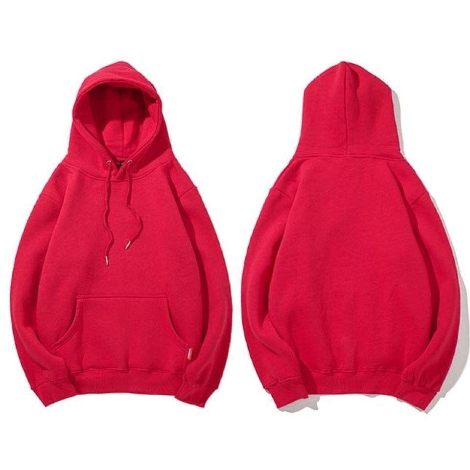 Solid Colored Sweatshirt Hoodie