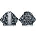 Abstract Crane Kimono Shrug