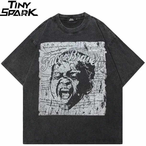 Retro Washed Hip Hop T-Shirt S8e713665c1ca49a381061f521cdc0b1ed 35f36665