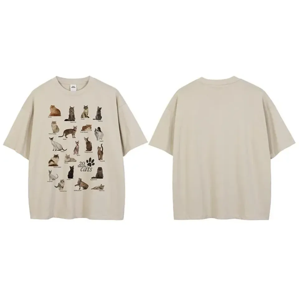 Cat Breeds Collage Graphic T-Shirt S34d06ccbca2145539446584d45417973m 36b1a419