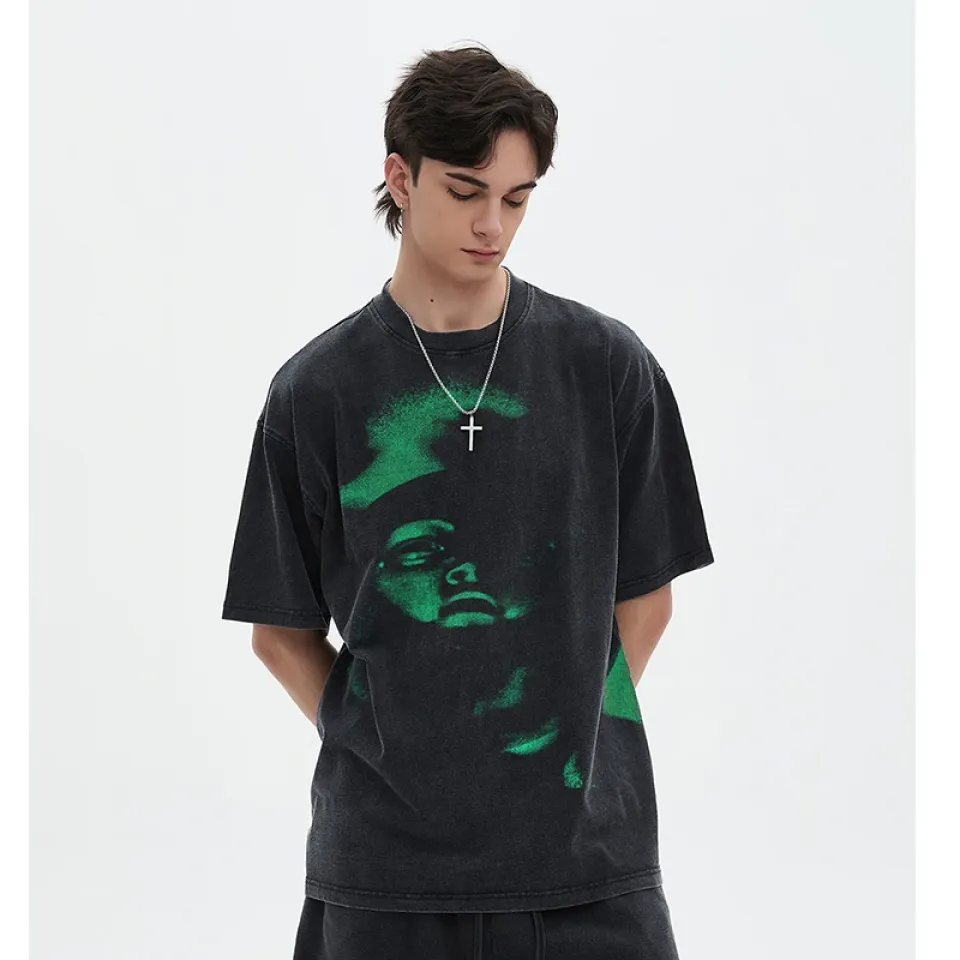Green & Red Face T-Shirt Sb329831a0604498da7b17d5e1c06f5f1t 37f83cc8