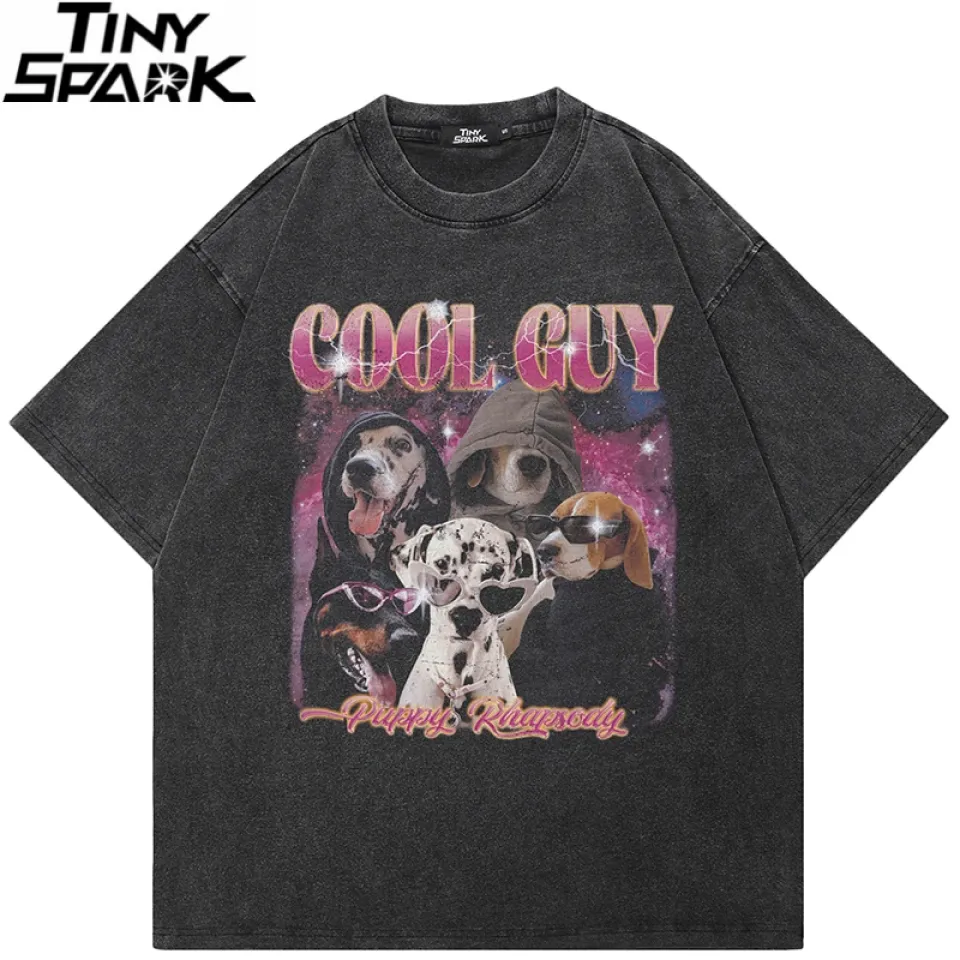 Cool Guy Dog Graphic T-Shirt Sf0e80464b7104a358bb5bddf3d3277b8J 372162cb