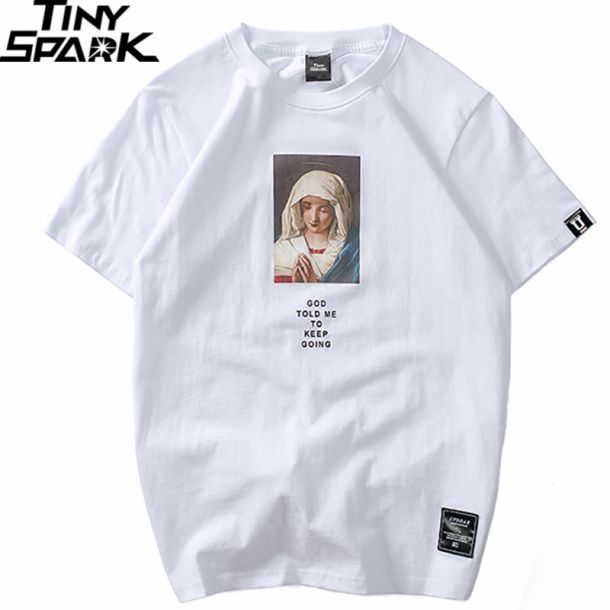 Virgin Mary Cotton T-shirt