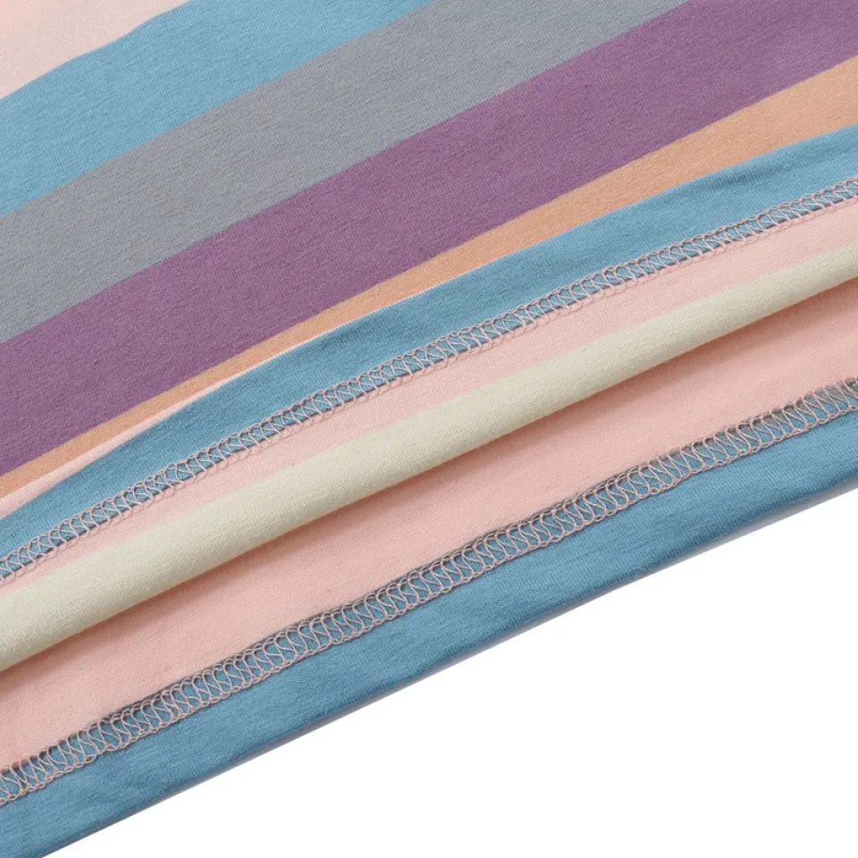 Retro Striped Hip Hop T-Shirt S25e81dbe7d654e2a8e04e05749c8f2b2x 38a47837