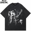 Anime Cartoon Angel Girl Graphic T-Shirt S544d31406a3a4390a2f8d1847c869397r 39af891e