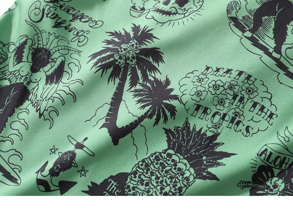 Skull Land Poly-cotton Shirt HTB1vYxoRQvoK1RjSZFwq6AiCFXaG 3f48b19c