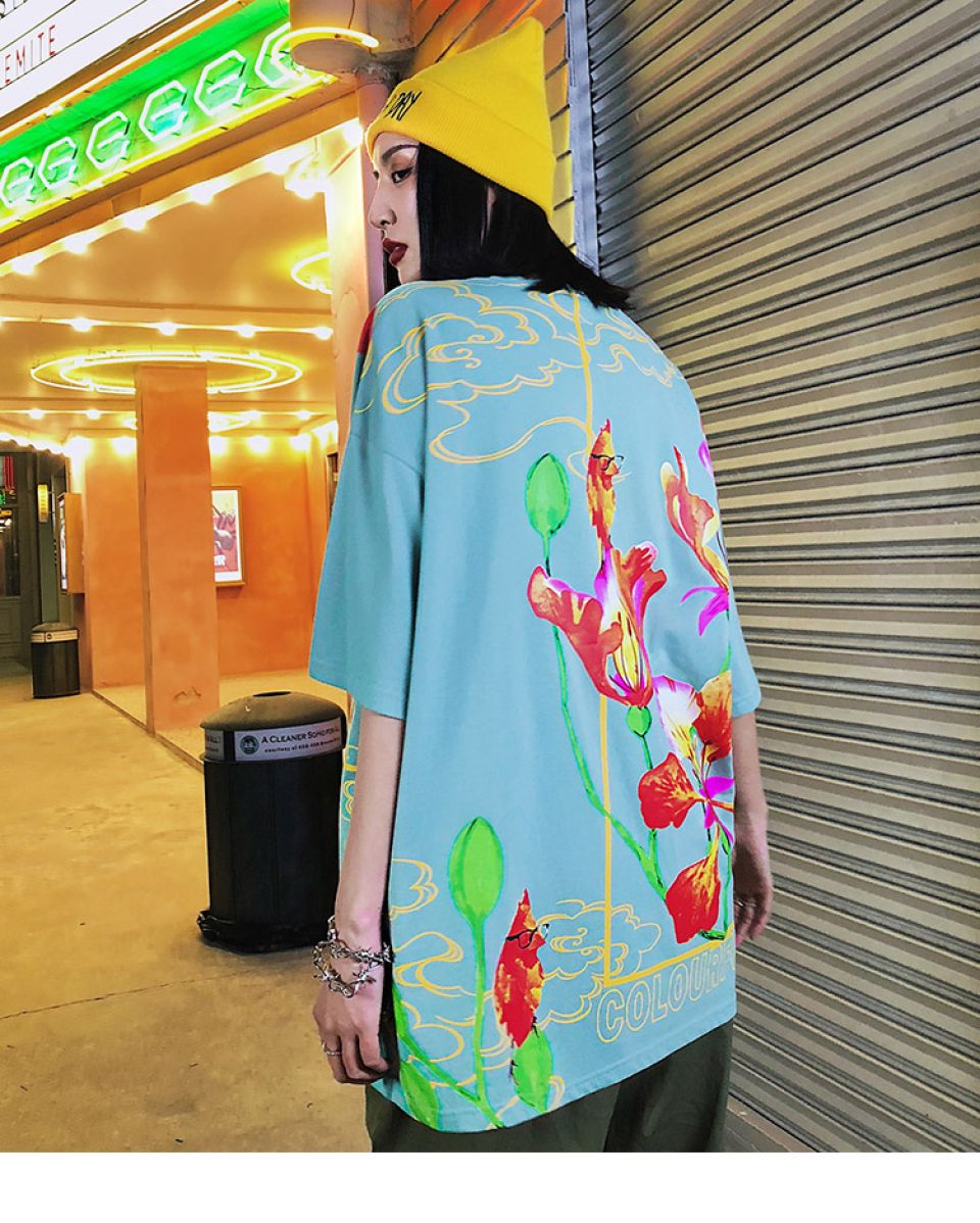 Hibiscus Happiness Cotton T-shirt H2f2ef43081054205a3193feeba4e1b72E 400cf6b0