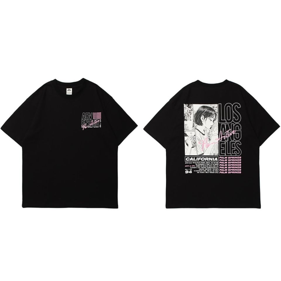 (Repeat) Anime Girl Smoking Letter Print T-Shirt H38902577fafe4ff1abcc32b7f167ab68Y 40183861