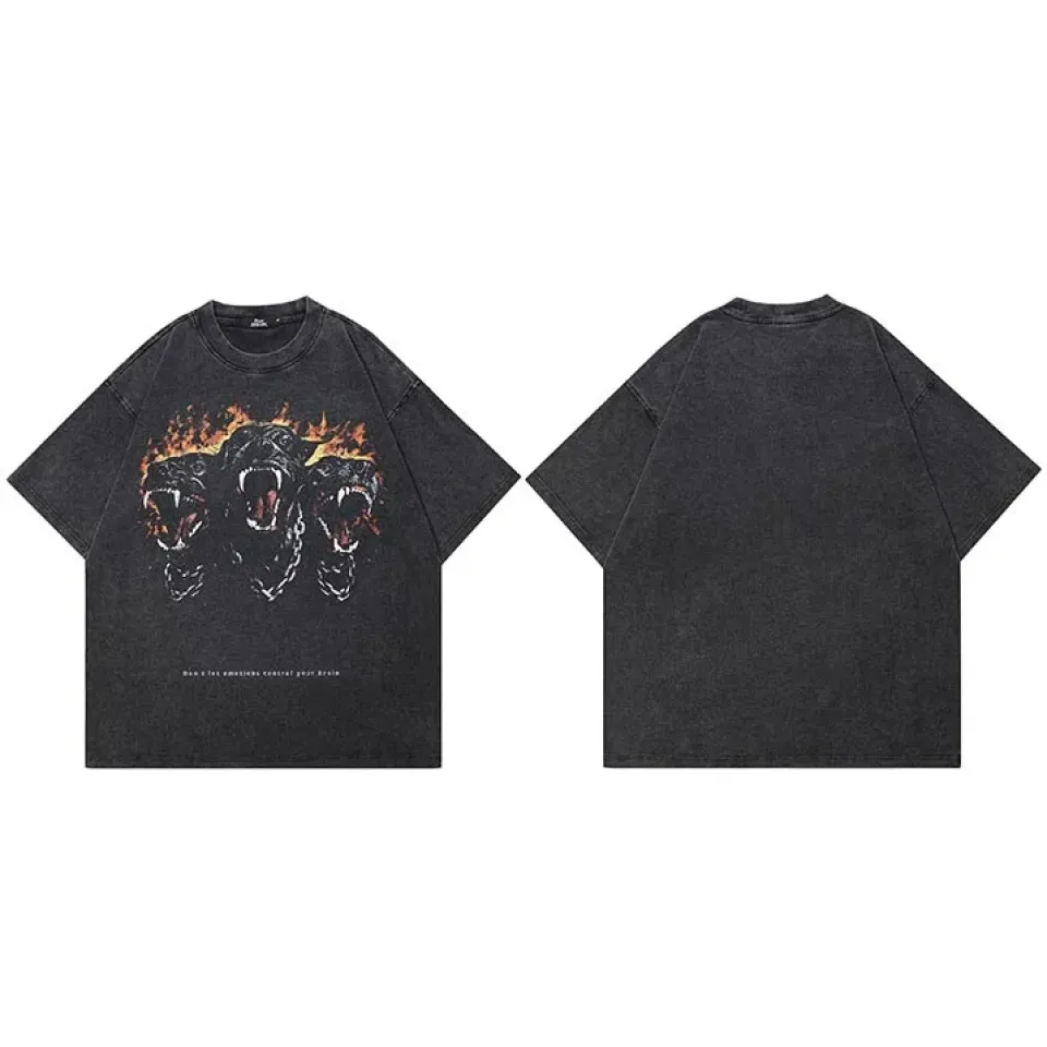 Fire Dog Graphic T-Shirt S735d48861eee43a489e27a2788ce4001H 41c2ea83