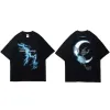 Oversized Lightning Skull T-Shirt S4689e88c98f04e8e8a9cc61e88a21d0b7 45b7e865
