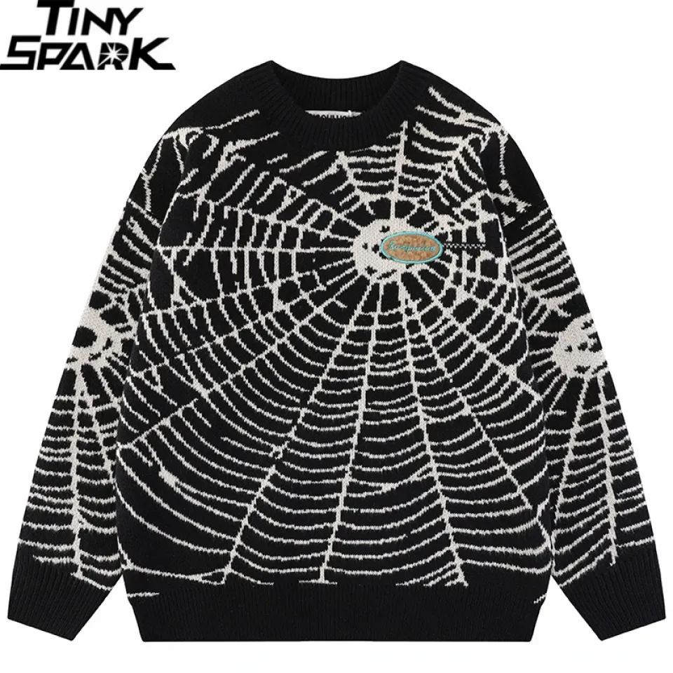 Spider Web Graphic Streetwear Sweater 3 Spider Web Graphic Streetwear Sweater Saaabc9399dcd40469063183bc49bbf44G 45073f46