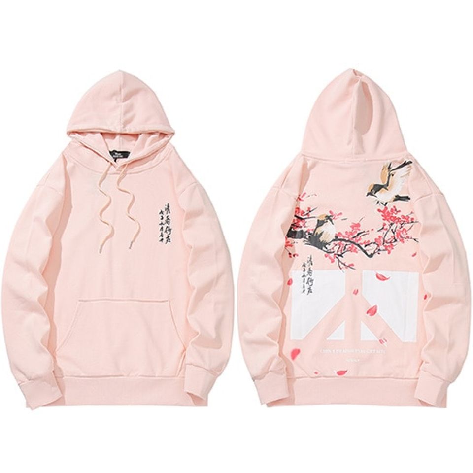 Cherry Blossom Peace Sign Sweatshirt Hoodie H9c03b91fc7c04934aa9345cd1474aa36b 460bf2bb