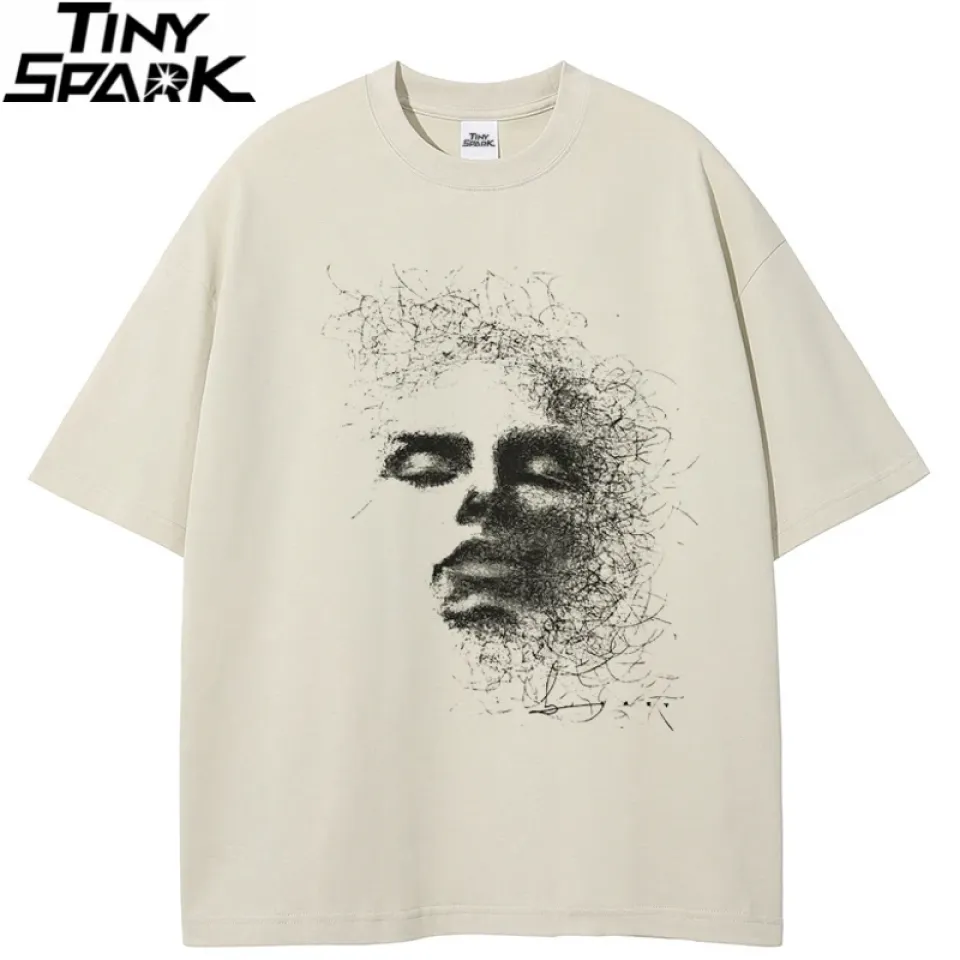 Abstract Face Sketch Graphic T-Shirt S16cf15e24e084baaa29304979d4f6d6b8 47325a07