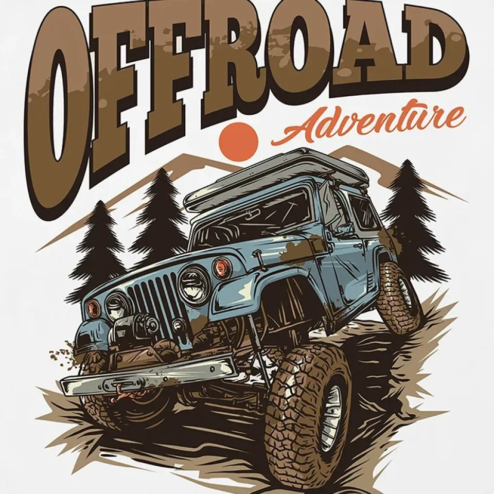 Off Road Cartoon Graphic T Shirt S4f6ccec00c8c4f5583d7f39f81ae80afZ 473e94f8