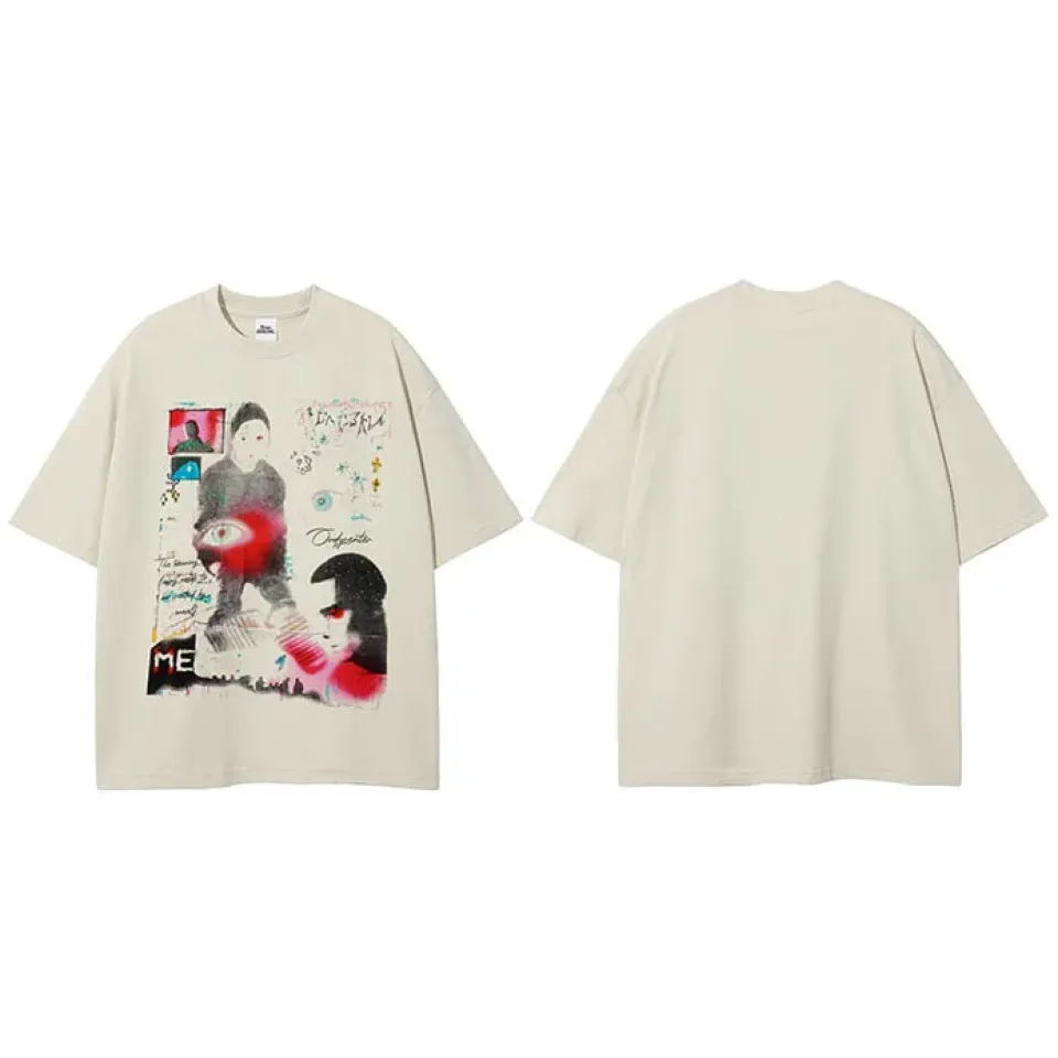 Abstract Eye Collage Graphic T-Shirt S195779999a79467f9dce16995b473be7g 4aed3d38