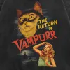 Oversize Movie Vampire Cat Graphic Pullover S84eab38404004d25a0adc9cb3941e4b3U 4a79cbba