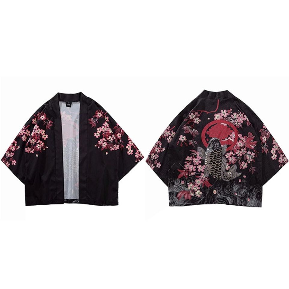Fishy Cherryblossom Kimono