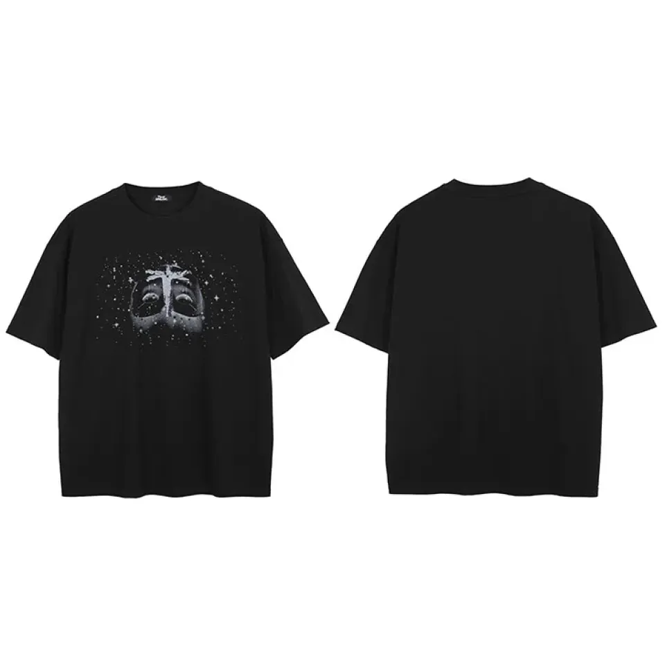 Faded Mask Graphic T-Shirt S5ba8874dafe344b5a2170f0724cd988aa 4c35a842