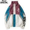 High Neck Multicolor Bomber Jacket