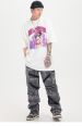 Anime Print Cotton T-shirt