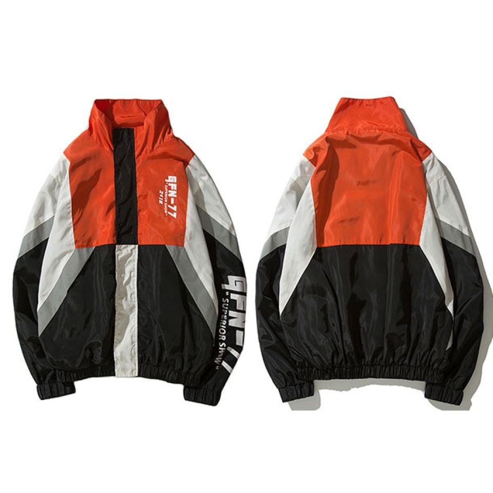 High Neck Multicolor Bomber Jacket Hdd47f71cf9ef417d8d584f7aac90ac84Y 4e5efffd