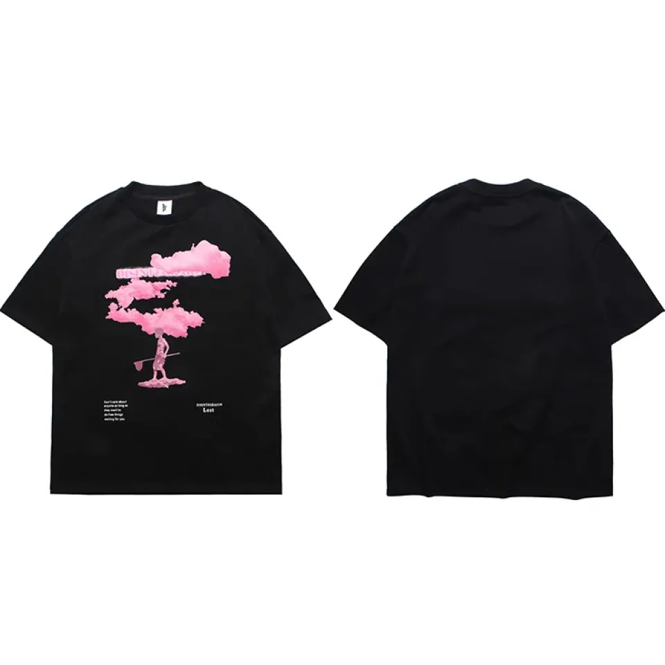 Pink Cloud Hip Hop T-Shirt S6a61fa2ebda649c9838baad06aad9f25u 4e877a9c
