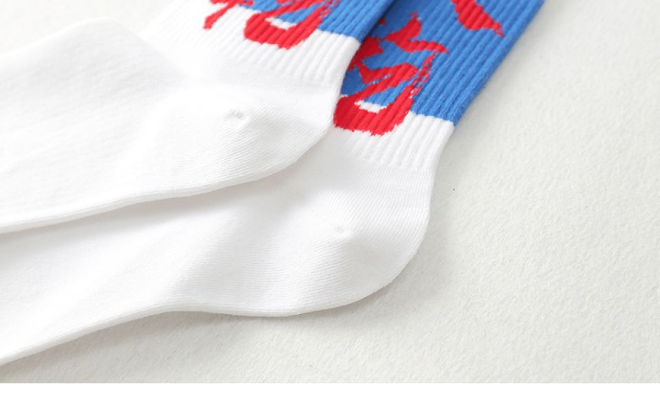 Chinese Kanji Printed Socks H11058e93ef594276b72a0ac583390c28e 523d7137