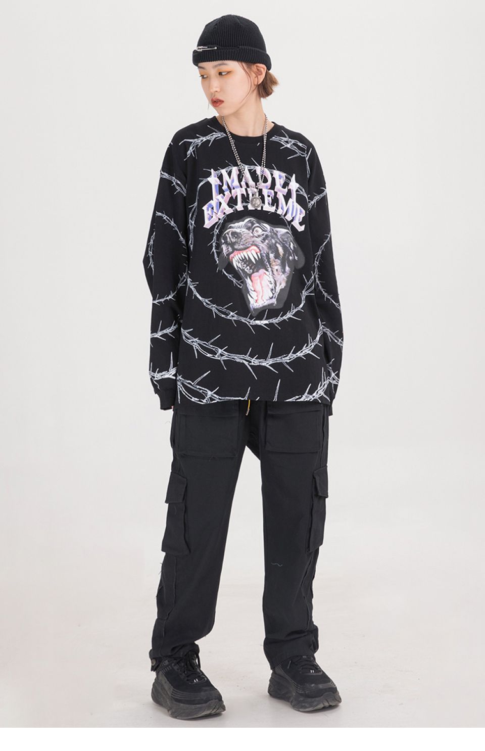 Made Extreme Sweatshirt: Fearless Attire H89d81c8645024b7ba8d826cb03cc7c38X 52aeca95