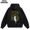 White Cat And Leaves Back Print Hoodie S0a7cb6ac55924f8aafdff211d27242d1V 522e35f6
