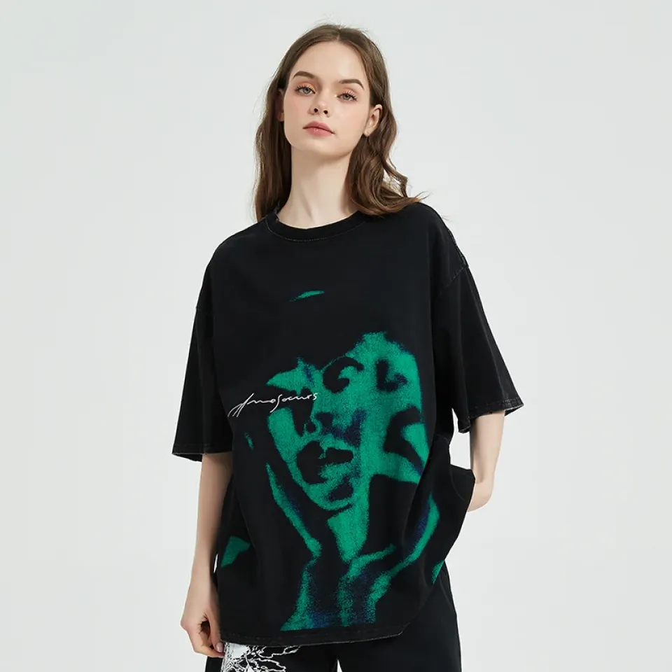 Oversized Soulmate Shadow Graphic T-shirt S21106057c3d34256aa23017c9ca925ceC 54bbc5a0