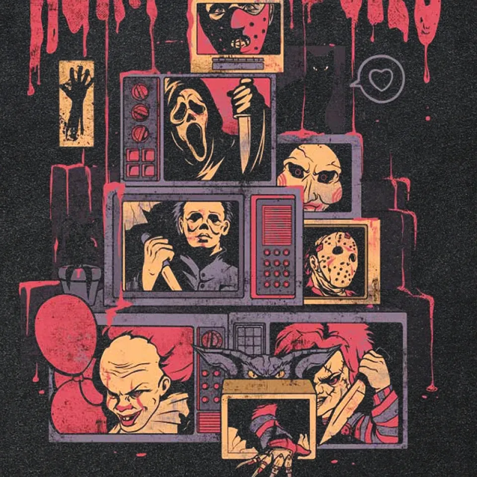 Horror Movie Freak Ghost Graphic T Shirt Sc7b2ba82895d4ef7a4c3c5cc6db9e56ds 55731742