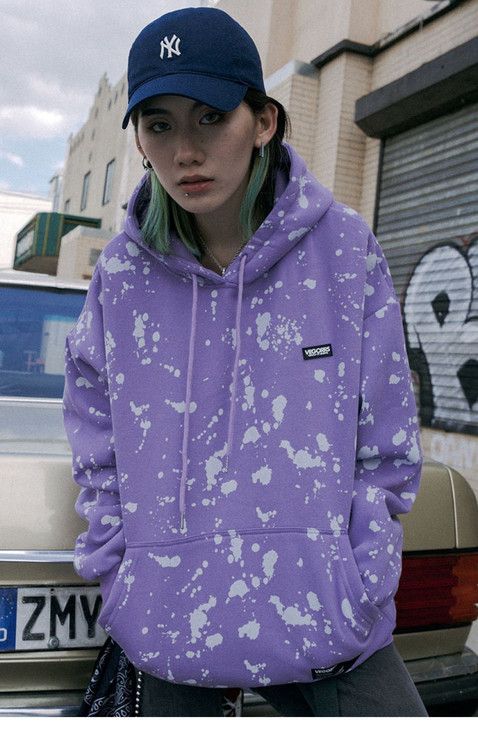 Splashed Hooded Pullover H36b117ca78824a3daaef70e31c155084h 589c0614