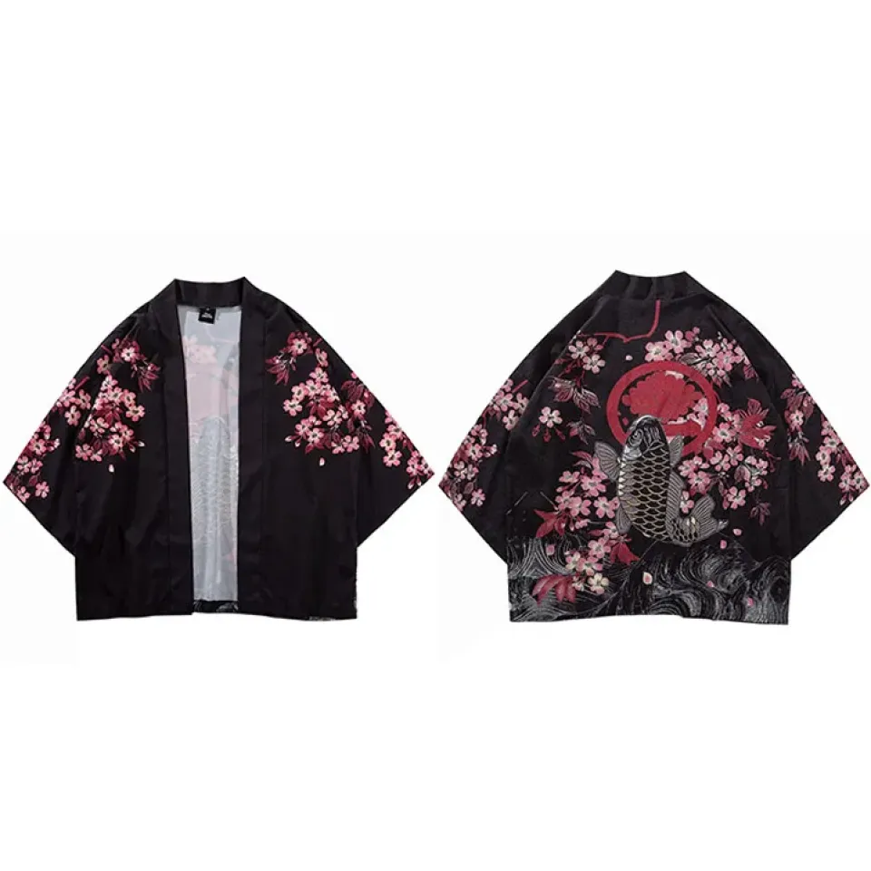Japanese Koi Fish Kimono Jacket S42c8077314204d4aa6afcaee6e6d95678 58856117
