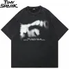 Oversized Blurry Letters T-Shirt S55a5d783f8ef41a9bb53689583723588N 591b740e