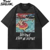 Donut Float Poolside Graphic T-Shirt S5607d02c6b174c299dd988e54e58e446v 5d253c0f