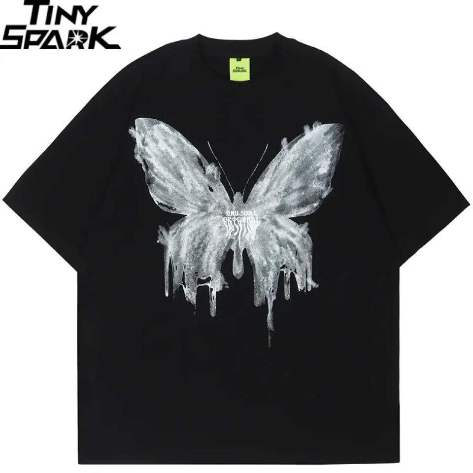 Dark Style Butterfly Graphic T-Shirt 1 Dark Style Butterfly Graphic T-Shirt Se50a4261f9b440f0b86481bfc092f989Q 5d9d4a7a
