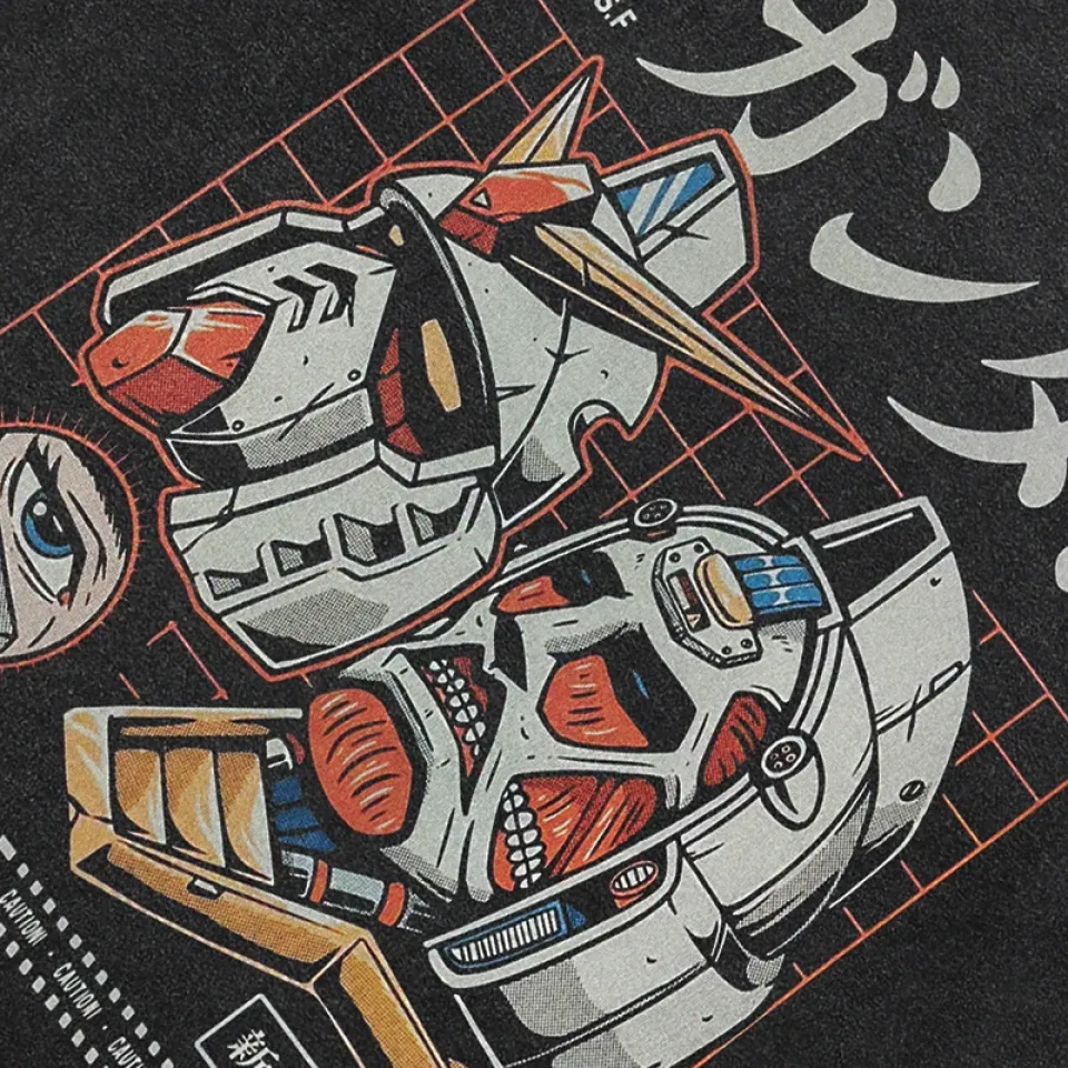 Gundam Mecha Graphic T-Shirt Sbde6f4b23c4a42d690012d8472fb145fh 5e13be54