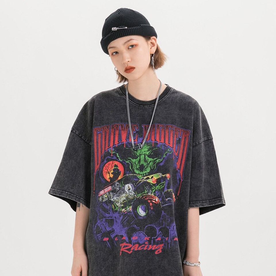 Grave Digger Washed Cotton T-shirt 9 Grave Digger Washed Cotton T-shirt H5ee5a236cd2c4fd6b65b55070faed93bw 6003a9fd