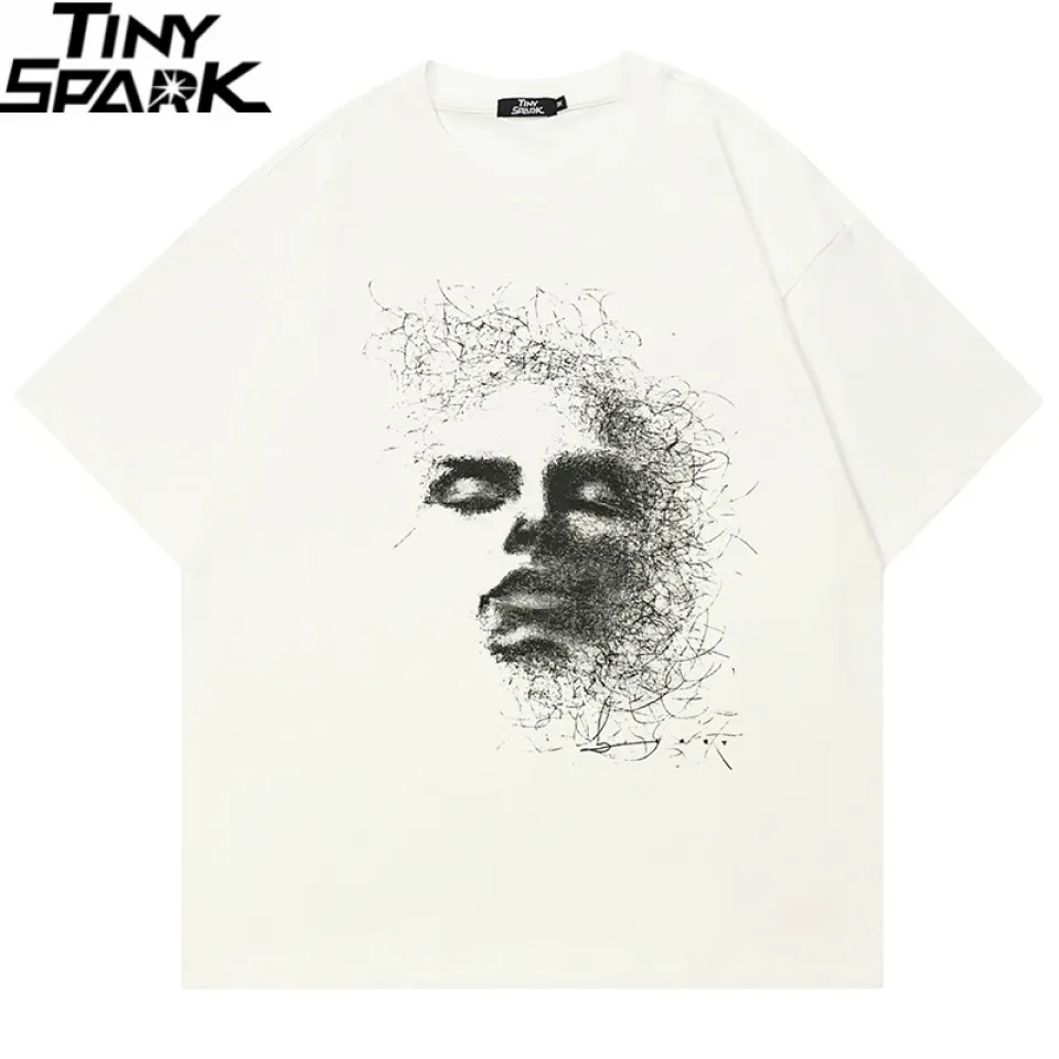 Abstract Face Sketch Graphic T-Shirt S1a61628ec7e8465ead00171277410309d 6008ff18