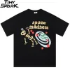 Space Madness Skeleton Graphic Print T-Shirt Se28c88967ff84f52943f28563d27838cS 61c032e5