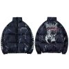 Confused Bear Print Padded Parka Jacket tiny spark hurt bear print padded parka jacket 7 624f3c90