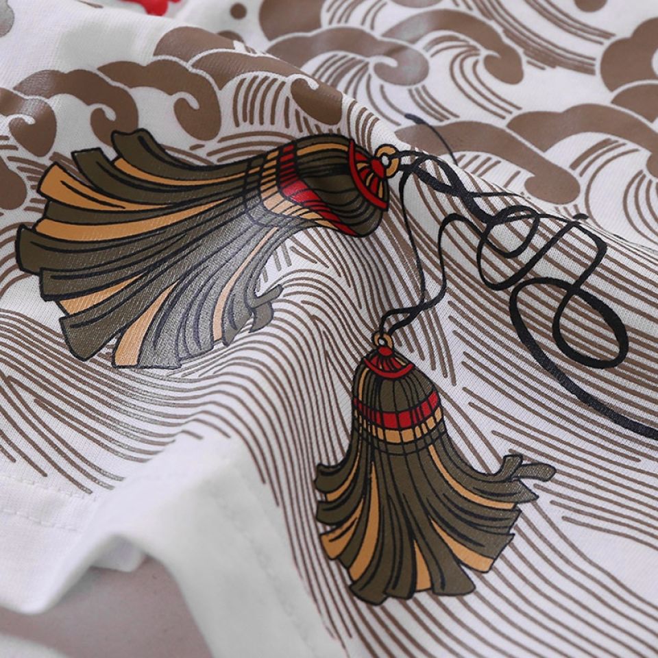 Fish Embroidery Cotton T-shirt H182152b940a242b19f74532f9a979149B 630b628d